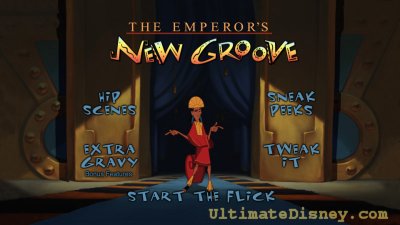 The Emperor's New Groove: The New Groove Edition DVD Main Menu