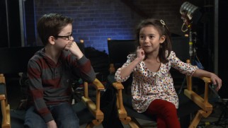 Child actors Owen Wilder Vaccaro and Scarlett Estevez speak their minds in "Child's Play."