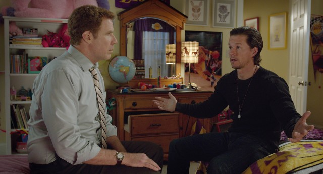 Brad Whitaker (Will Ferrell) and Dusty Mayron (Mark Wahlberg) butt heads over the kids they both hold responsibility over in "Daddy's Home."