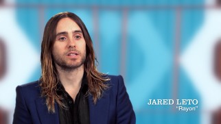 His hair, eyebrows, and stubble grown back, Jared Leto discusses his character in "A Look Inside 'Dallas Buyers Club.'"