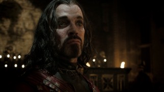 The frightening Vlad III (Paul Rhys), a.k.a. Count Dracula, finds da Vinci and friends in his castle in "The Devil."