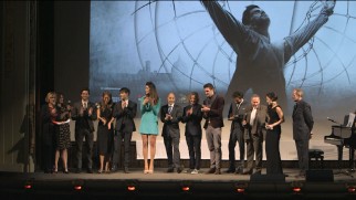 The cast and crew of "Da Vinci's Demons" premiere the show in -- where else? -- Florence, Italy.