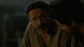 Andrea del Verrocchio (Allan Corduner) advises Leonardo in this, the Blu-ray's longest deleted scene.