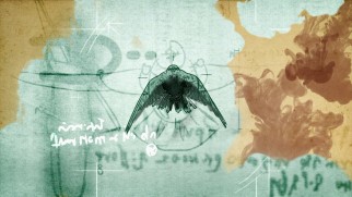 An animated bird takes flight on the Da Vinci's Demons Blu-ray's main menu montage.