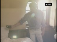 As if by magic, lens flares punctuate John Seale's lighting measurements in the AFTRS' "Cinematography Master Class."