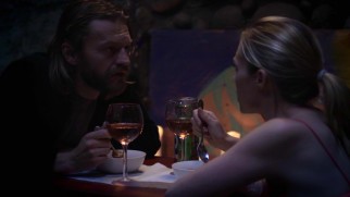 Mike (Dean Chekvala) and Kim (Amy Cale Peterson) try to keep their romance alive on whatever canned foods and drinks they can rustle up.