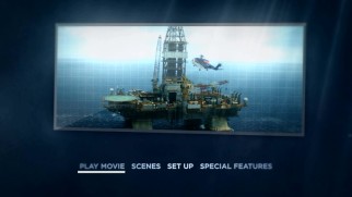 The Deepwater Horizon DVD main menu gives us a look at the entire rig while still operating properly.