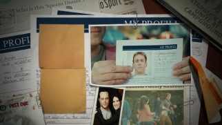 This shot of the Blu-ray menu illustrates whoever designed it stayed true to the profile page design seen in the film itself.
