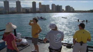 "Working with Water" in boat scenes is shown to be mildly challenging.