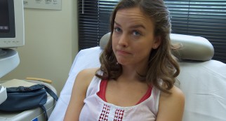 Samantha McCall (Allison Miller) gets an update on her unplanned pregnancy.