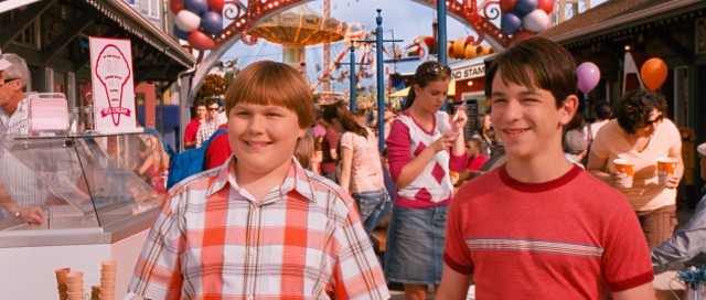 Rowley Jefferson (Robert Capron) and Greg Heffley (Zachary Gordon) are excited to spend a summer day at the amusement park.