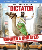 The Dictator (Banned & Unrated Blu-ray + DVD + Digital Copy) combo pack cover art - click to buy from Amazon.com