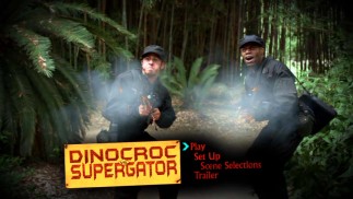 For no good reason other than to recall "Predator", marines take on the creature in the jungle, a scene featured in the DVD's main menu montage.
