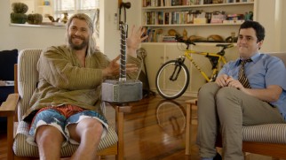 Thor (Chris Hemsworth) lives in Australia with a roommate named Darryl in "Team Thor: Part 2."