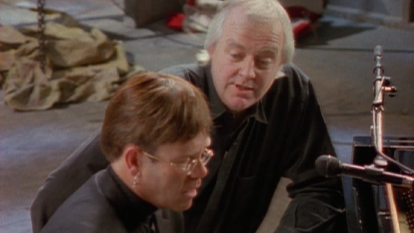 Elton John and Tim Rice provide the music and lyrics for "The Lion King."