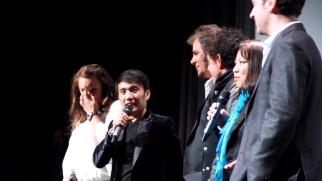Journey and their documentarians introduce the film at its Tribeca Film Festival premiere.