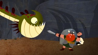 The experiences of Bork the Bold, also known as Bork the Unfortunate, form the basis of "Book of Dragons."