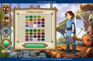 Customize your human avatar down to clothing colors in the online video game "Dragon Training Academy."