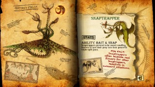 The Snaptrapper is one of fourteen species profiled in the interactive Ultimate Book of Dragons.