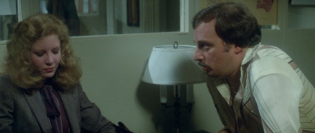 Years before playing Andy Sipowicz on "NYPD Blue", Dennis Franz played Marino, a homicide detective pressuring a witness (Nancy Allen) to help him get answers.