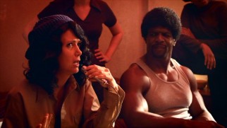 Kidnapped heiress Patty Hearst (Kristen Wiig) renames and reinvents herself in "San Francisco."