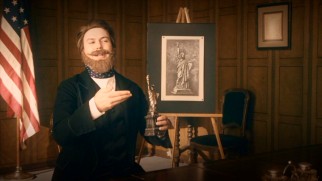 Frdric Bartholdi's (Taran Killam) idea of creating the Statue of Liberty as a centennial gift to America is coolly received.