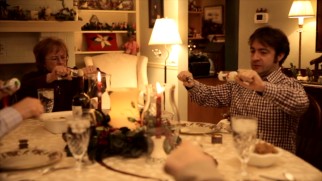 The Waters family celebrates Christmas with crackers in deleted Baltimore episode footage preserved on the DVD.