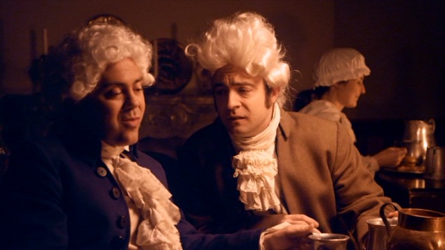 The complicated friendship and rivalry of Thomas Jefferson and John Adams (Joe Lo Truglio) gets the Drunk History treatment in Season 2's "Philadelphia."