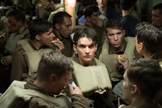 "Dunkirk" stars Fionn Whitehead as Tommy, a young British private who sneaks onto a ship as part of the Dunkirk evacuation.