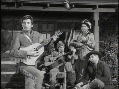 Fess Parker croons the theme song in an Easter Egg