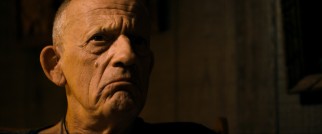 Cyrus Brunwin (Christopher Lloyd) is confronted in the climax of the nonlinear action thriller "88."