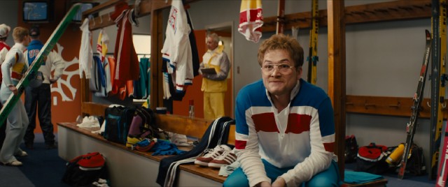 "Eddie the Eagle" tells the story of Eddie Edwards (Taron Egerton), a young British man who enters the 1988 Winter Olympics as a ski jumper.