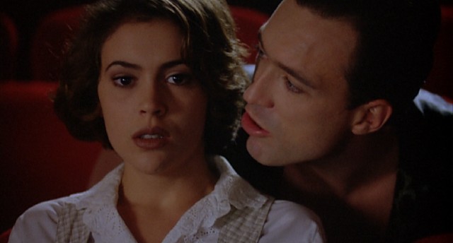 The 1995 film "Embrace of the Vampire" finds college freshman Charlotte Wells (Alyssa Milano) being stalked by a vampire (Martin Kemp) with three days to avoid eternal rest.