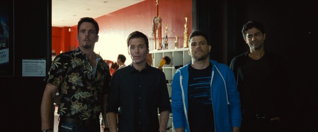 Johnny Drama (Kevin Dillon), Eric Murphy (Kevin Connolly), Turtle (Jerry Ferrara), and Vinnie Chase (Adrian Grenier) get their send-off on the big screen in the "Entourage" movie.