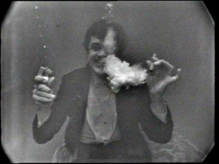 Did Ernie Kovacs really smoke his cigar underwater in this Dutch Masters commercial? Actually, he just held onto milk and then spit it out.