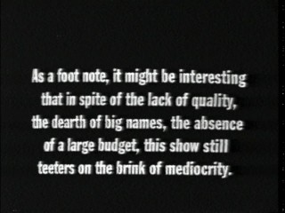 Written gags like this one extend and enliven the closing credits.