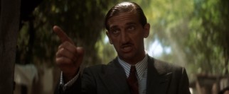 No, that's not Walt Disney on his South American goodwill tour, but Jimmy Nail, playing Agustn Magaldi, a tango singer who commits adultery with Eva Pern.