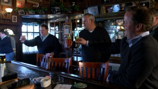 The four brothers of 9/11 victim Daniel McGinley offer a toast to him "Ten Years Later" in New Jersey's P.J. Finnegan's.