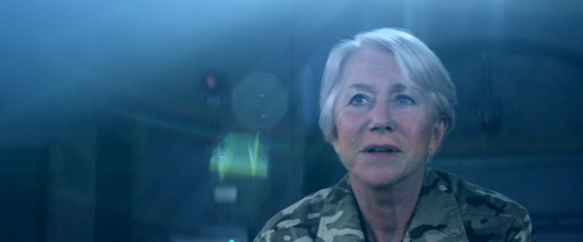 "Eye in the Sky" stars Helen Mirren as Colonel Katherine Powell, who is looking for clearance to strike a terrorist safe house.