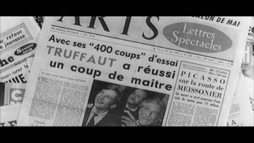 "400 coups" is kind of a big deal is the point being made in the film's French theatrical trailer.