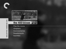 Two views of Antoine's escape run on The 400 Blows' main menu.