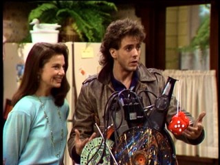 Mallory (Justine Bateman) continues to date Nick Moore (Scott Valentine), an inarticulate artist who sells this sculpture for $200 in "The Spirit of Columbus."