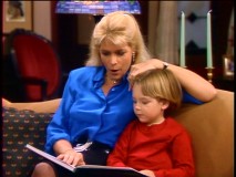 An overworked Elyse (Meredith Baxter Birney) cherishes a rare moment of relaxation with Andy (Brian Bonsall).