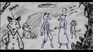 The Animatic gives you the chance to watch the entire film Studio Ghibli style, in animated storyboard form.