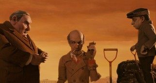 Boggis, Bean, and Bunce will stop at nothing to rid their farms of Mr. Fox.