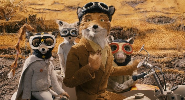 Mr. Fox, Kylie and the boys take a moment to face fears and appreciate the beauty of Canis lupus (Gray wolf) that they spot while making their getaway.