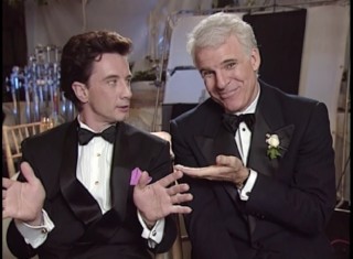 Martin Short and Steve Martin are a well-oiled machine when it comes to sending playful barbs in each other's direction as this 1991 interview reveals.
