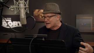 Albert Brooks, reprising the original film's protagonist Marlin, is seen recording lines in "Animation Acting."