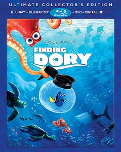 Finding Dory: Ultimate Collector's Edition Blu-ray 3D + Blu-ray + DVD + Digital HD combo pack cover art