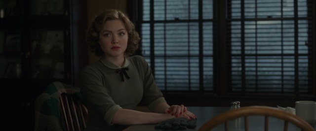 Miriam (Holliday Grainger) awaits news with concern for her endangered fianc.